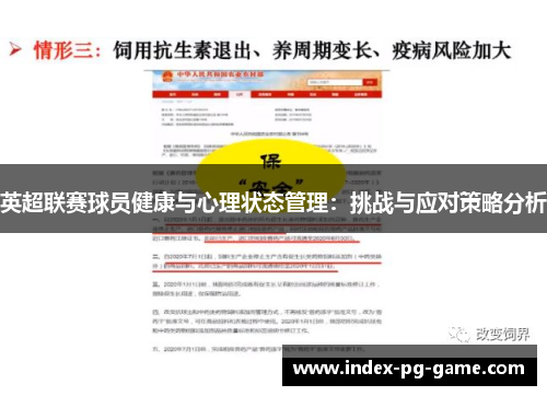 英超联赛球员健康与心理状态管理：挑战与应对策略分析